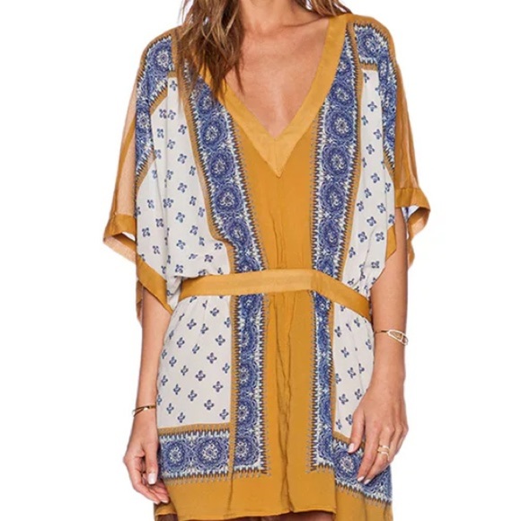 Free People Santa Cruz Kimono Short Mesh Dress Size XS - Picture 13 of 13